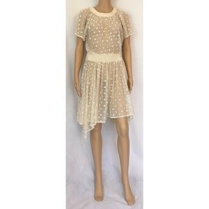 Anthropologie Leifnotes Sheer Sparkle Dress 2